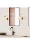 Stylish Antique Metal Sconce Wall Lamp E14 15X28X43 cm Bedroom and Living Room Lighting - 3