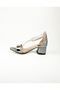 038 Silver Girl's Evening Dress Shoes - 3