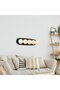 Stylish Glass 5-Piece Sconce with Froufrous Black Bedroom and Living Room Lighting - 2