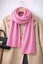 Women's Puffy Soft Textured Knitwear Scarf Aw25At0002 - 7