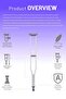 AID PLUS Adjustable Height Aluminium Medical Underarm Crutches Suitable For Adults Seniors Elderly P - 6