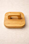 Set of 6 Borosilicate 750ml Square Jars with Bamboo Gasket Lids Kw-779 - 6