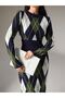Diamond Patterned Women's Knitwear Dress New Season