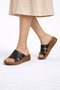 Sue 1453 Soft Sole Leaf Patterned Women's Casual Summer Slippers - 3