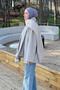 Pocketed Cashmere Coat in Mink Color - 2