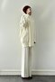 Knitted Hijab Set Cream - 2