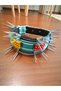 Spiked Beaded Palaska Dog Collar 1 Piece 80 cm