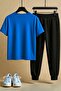 Unisex Eternal Light Design Printed T-Shirt - 2-Piece Tracksuit Set - 2