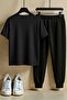 Unisex Eternal Light Design Printed T-Shirt - 2-Piece Tracksuit Set - 2