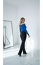 New Product Women's Cross Sandy Fabric Long Sleeve Blouse 134 - 5
