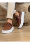Yg2602 Men's Lace-Up Casual Knitwear Sports Sneaker Shoes Tbt - Brown - 2