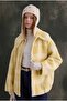 Plaid Bomber Jacket Soft Yellow - 3