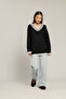 Tricot Sweater with Lace Detail