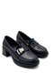 Milas Thick Heeled Casual Women's Shoes Black - 2