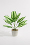 White Cobalt Ida Artificial Plant 9 Leaves Elysium 40 cm Green - 3