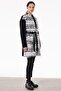 Fur Leather Belted Cardigan Black - 2