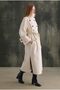 Funnel Neck Long Coat Ecru - 6