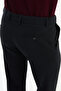 Straight Slim Fit Men's Trousers with Elastic Waist Navy Blue - 38345.26Y - 5