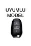 Peugeot Key Case Black Silver Nano 208 308 3008 with Headlight Lighting - 2