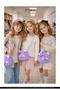 Lila Shk285 Plush Fabric, Embroidered, Zippered Single Compartment Girl's Bag - 8