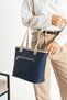 Just&Polo Women's Navy Blue-Stone Hand and Shoulder Bag-Bd6049 - 6