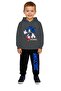 Sonic Printed Children's Tracksuit Set 3 Thread Ş Fleece-Lined Cotton Fabric Hooded