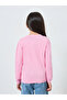 Girls Pink Knit Cardigan - 5