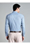 Men Light Blue Cotton Formal Shirt - 3