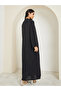 Women Crystal Embellished Jalabiya with Stand Collar - 5