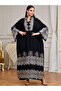 Women Sequin Patch Detail Long Sleeve Jalabiya - 5