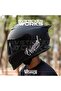 Criminal written helmet sticker compatible with all helmets one direction 1 piece - 2