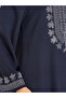 Women Embroidered Round Neck Jalabiya - 5