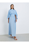 Women Pintuck Yoke Maxi Dress - 3
