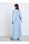 Women Pintuck Yoke Maxi Dress - 5