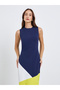 Women Color Block Sleeveless Midi Dress - 2