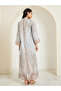 Women Printed Jalabiya with Rhinestone Embellishment - 5