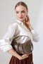 Mink Women's Mini Size Long Crossbody Hand and Shoulder Bag [20X16 cm]