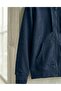 Kids Premium 100% Cotton 3 Thread Navy Blue Soft Textured Winter Children's K Hooded Cardigan 7-14 Years - 4
