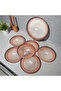 Sudedi Dik Ken Transparent Glass Pasta Plate - 7