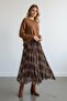 Women's Premium Skirt Asymmetrical Cut Lined Chiffon Skirt 90 cm +Suitable for Hijab