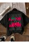 Unisex Amour Cherry Detail Printed Basic Crew Neck Regular T-Shirt 100% Cotton - 2