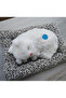 White Plush Cat with Sound, Large Size