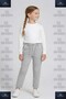 Girls' Pants with Elastic Waist and Lycra Cuffs - 3