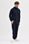 Compact Cotton Comfort Fit Men's Hooded Tracksuit Set Ally-3042 - 5