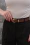 Antique Buckle Women's Belt Trouser Belt Dress Belt Shirt Belt Coat Belt - 2