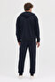 Compact Cotton Comfort Fit Men's Hooded Plain Tracksuit Set Ally-3021 - 8