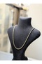 Gold Color Vip Twist Chain Necklace - 4