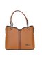 Dona Leather 3-Compartment Medium Shoulder Bag, Women's Shoulder Bag, Women's Black Bag, Casual Women's Bag