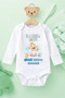 Baby Funny Text Bodysuit My First Tooth Came Out Boy B Printed 100% Cotton Bodysuit - 3