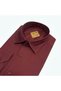 Men's Classic Wide Cut Plain Self Patterned Long Sleeve Shirt - 2